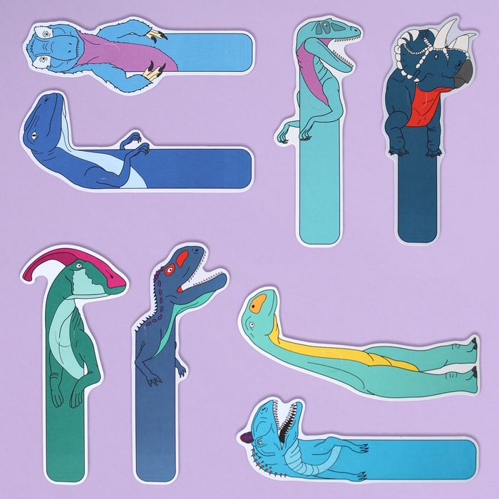Shaped Dinosaur Bookmarks