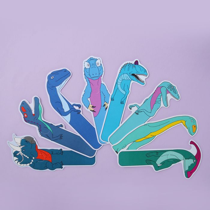 Shaped Dinosaur Bookmarks