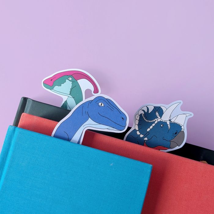 Shaped Dinosaur Bookmarks