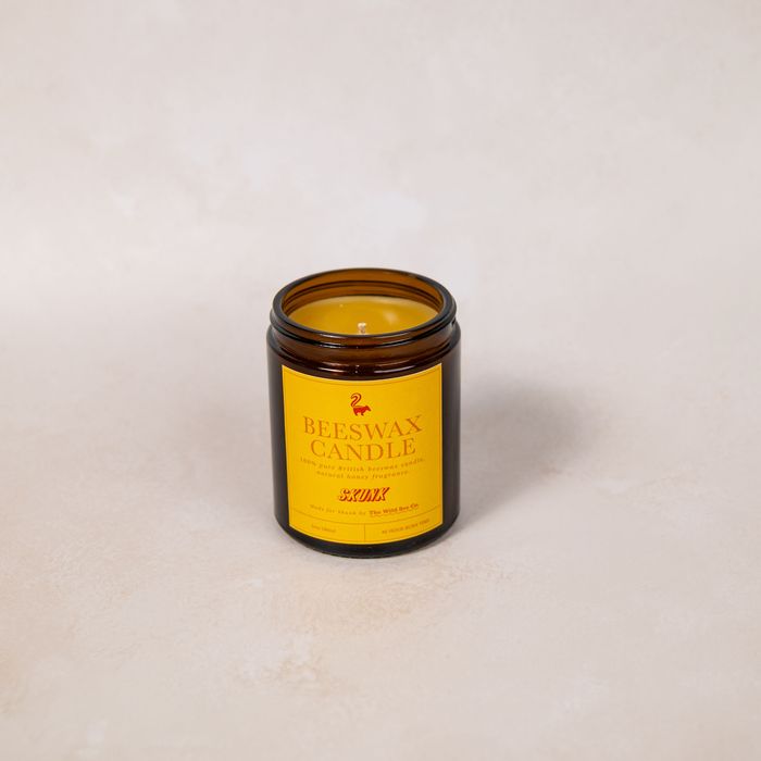 100% Pure British Beeswax Candle