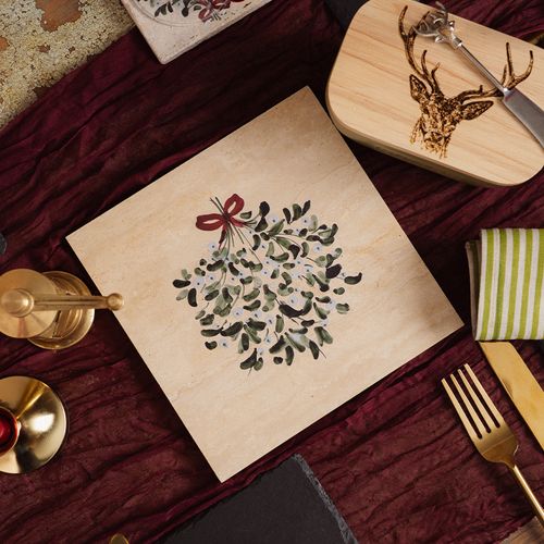 Mistletoe Stone Pot Stand