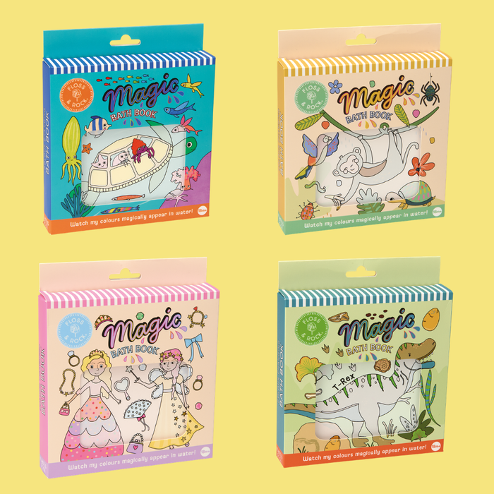 Magic Water Bath Book | Colour Changing Bath Book | Floss & Rock
