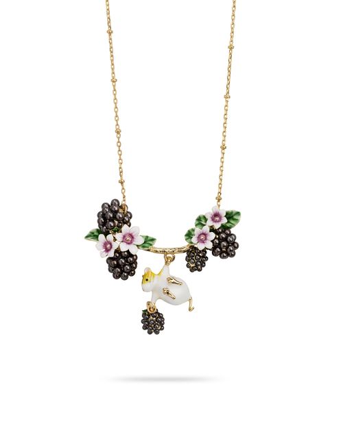 Blackberry Mouse Branch Necklace