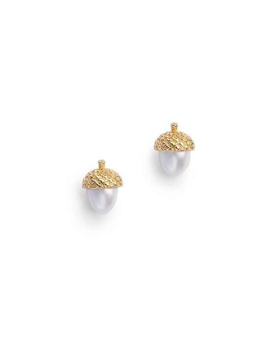 Acorn & Pearl Studs