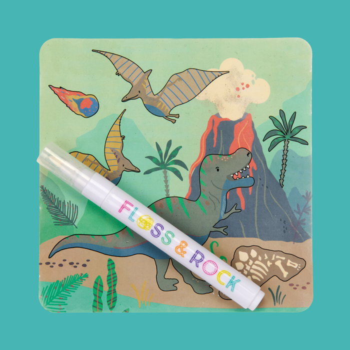 Magic Water Cards (Dinosaur) | Reusable Children's Drawing Cards | Floss & Rock
