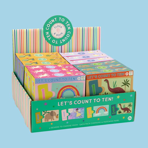 Count to Ten Game | Educational Children's Toy | Floss & Rock