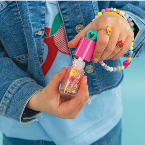 Lip Gloss & Charm Set | Children's Play Make-Up | Floss & Rock