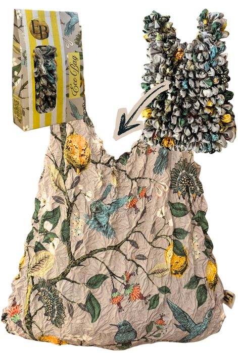 Hummingbird Eco Bag - Sustainable, stretchy tote by Be Bougie