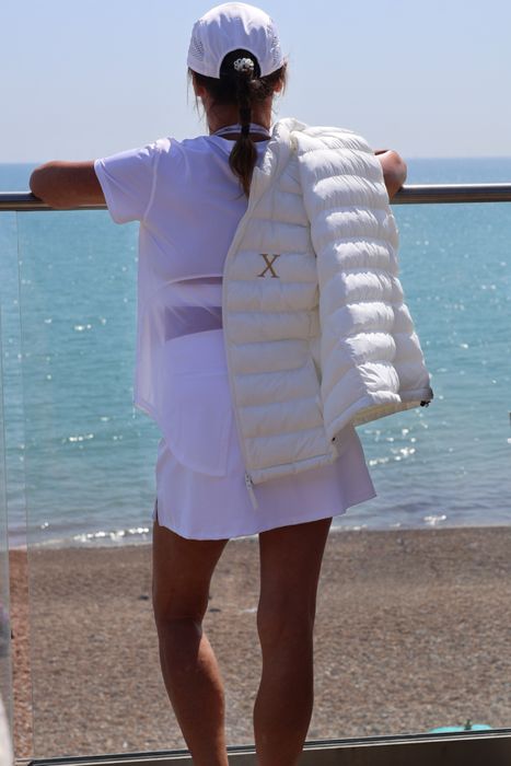 PadelXElite Premium White Padel Gilet