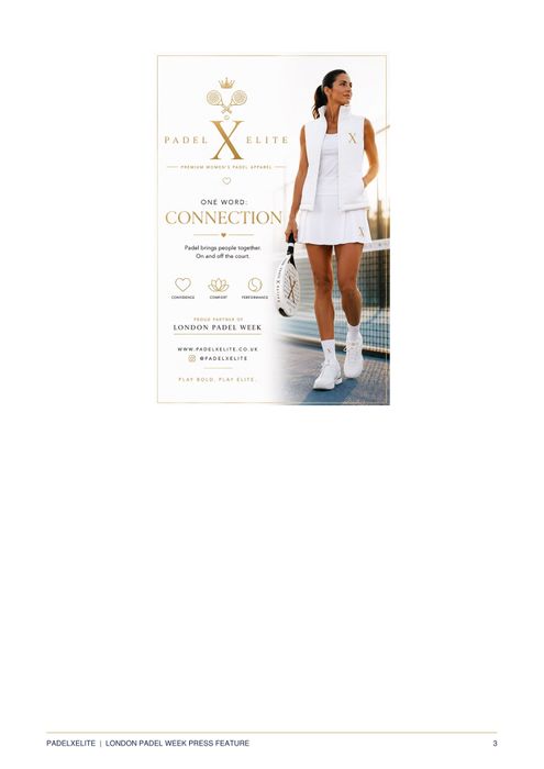 PadelXElite Featured by London Padel Week – Where Performance Meets Confident Femininity