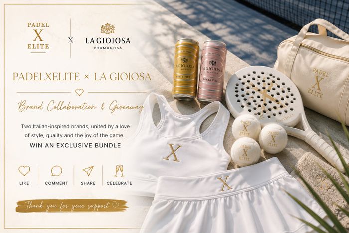 PadelXElite × La Gioiosa – Exclusive Brand Collaboration & Giveaway
