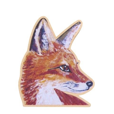 Kingfisher and Foxy Fine Art Fridge Magnets
