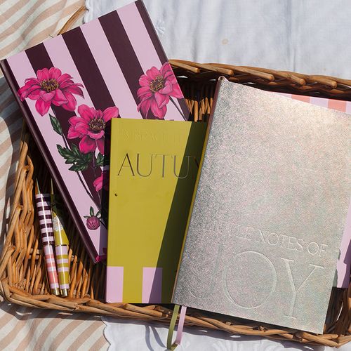 WOODVALE STUDIOS _ JOY GOLD PU PERFECT BOUND B5 NOTEBOOK