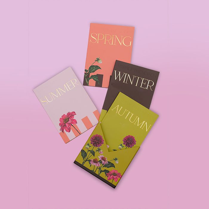 WOODVALE STUDIOS _JOY EMBRACE THE SEASONS 4 x A5 NOTEBOOKS IN A BOX 
