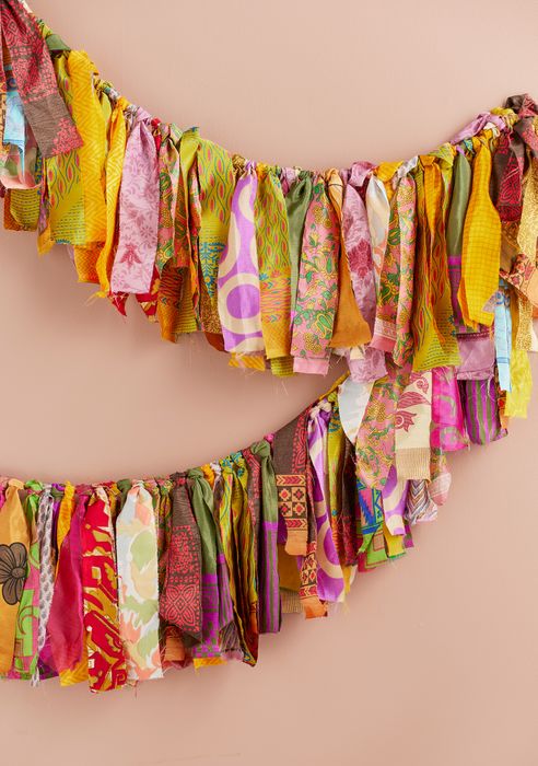 Recycled Sari Garlands