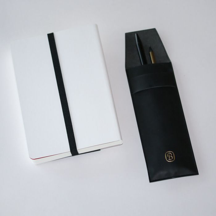 PENCIL HOUSE & Elastic Enclosure Band|Pencil Case|PU Leather