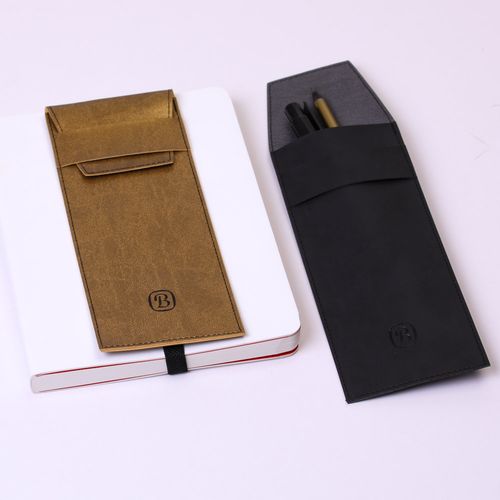PENCIL HOUSE & Elastic Enclosure Band|Pencil Case|PU Leather