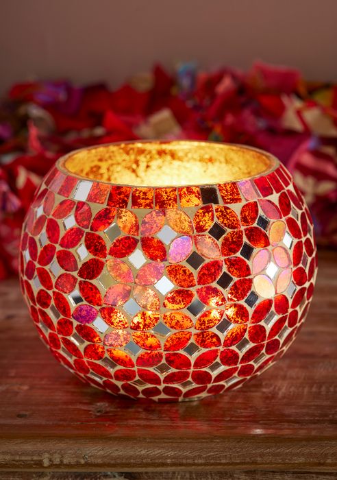 Meena Mosaic Tealight Holder