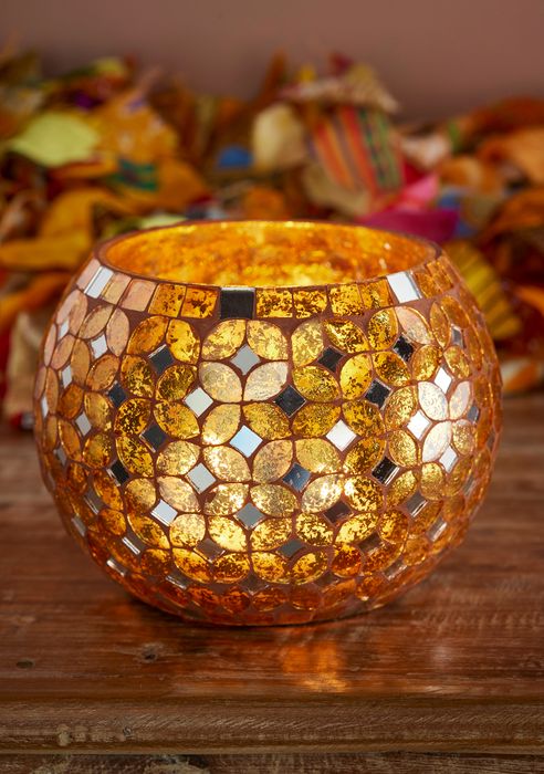 Meena Mosaic Tealight Holder