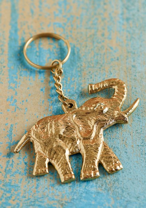 Gold Metal Keyrings & Hooks