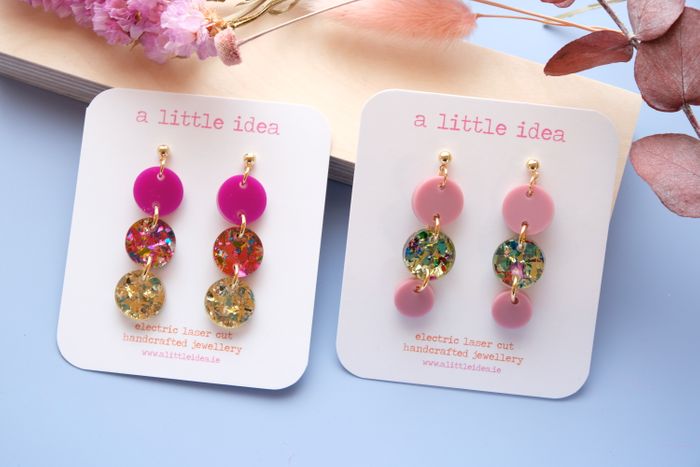 Debbie Harry dangly earrings