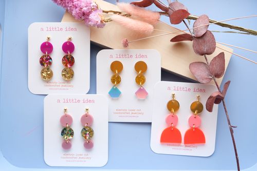 Debbie Harry dangly earrings