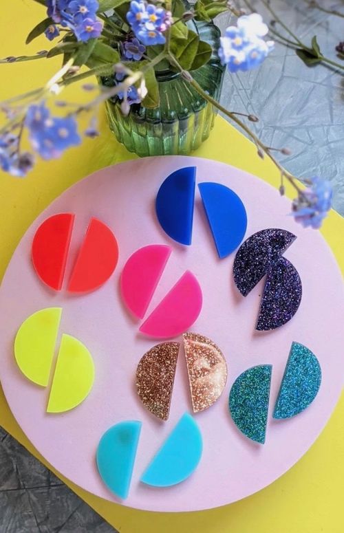 Semi Circle Studs ( 30mm & 40mm )