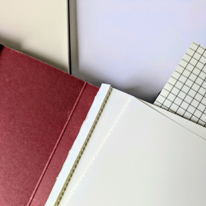 ECHO A5+ Notebook|Plain|Lay-flat|Flexi Paper Cover|100gsm