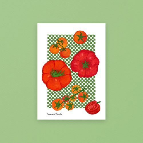 Tomato Mediterranean Summer Gicl&eacute;e Art Print
