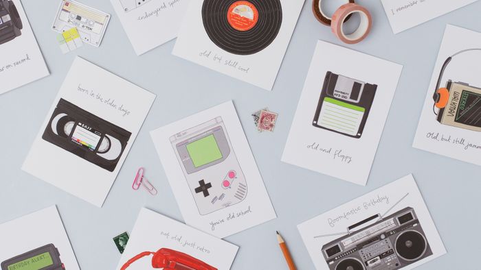 Retro Birthday Cards