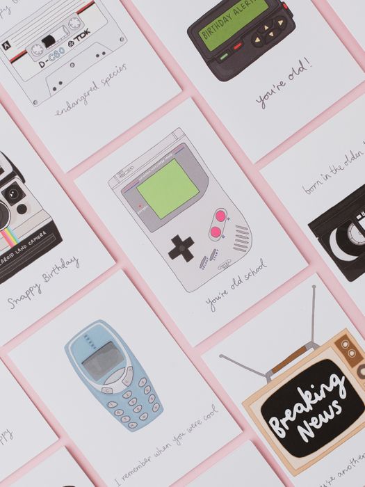 Retro Birthday Cards