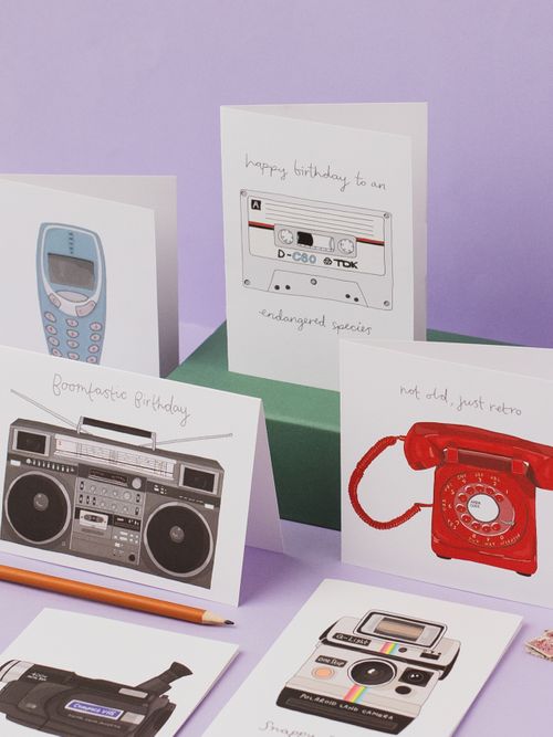 Retro Birthday Cards