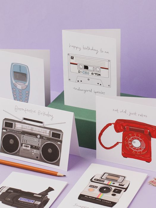 Retro Birthday Cards