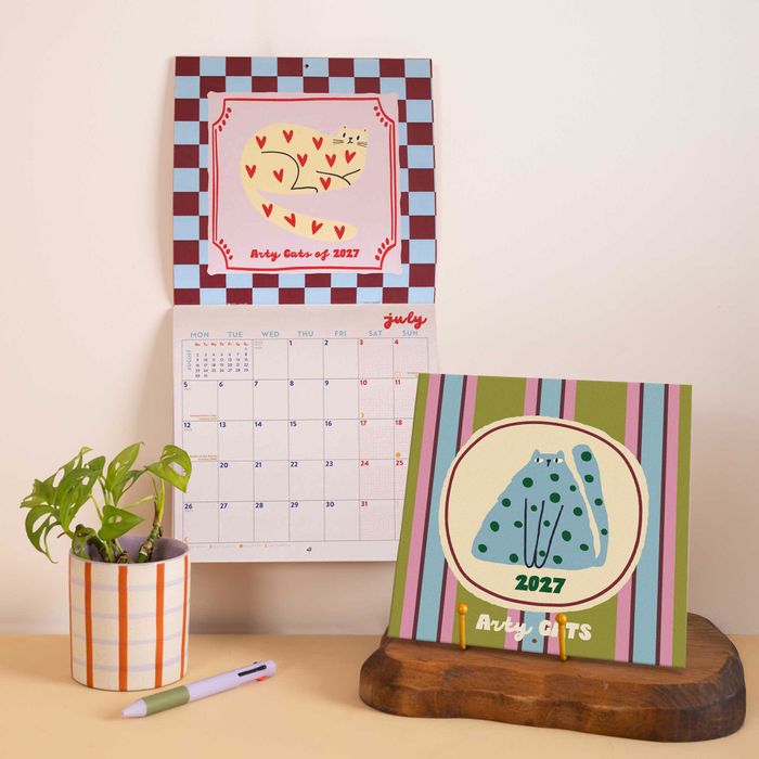 Arty Cats 2027 Compact Calendar