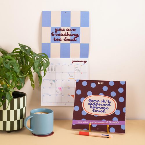 Perimenopausal Thoughts 2027 Compact Calendar