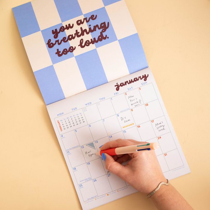 Perimenopausal Thoughts 2027 Compact Calendar