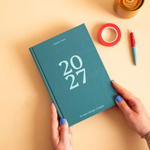 A5 Teal 2027 Diary