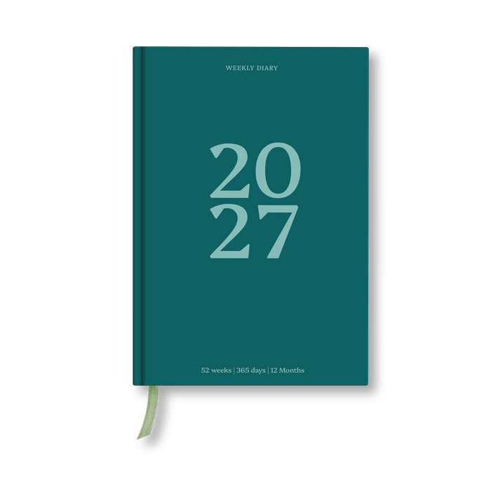 A5 Teal 2027 Diary