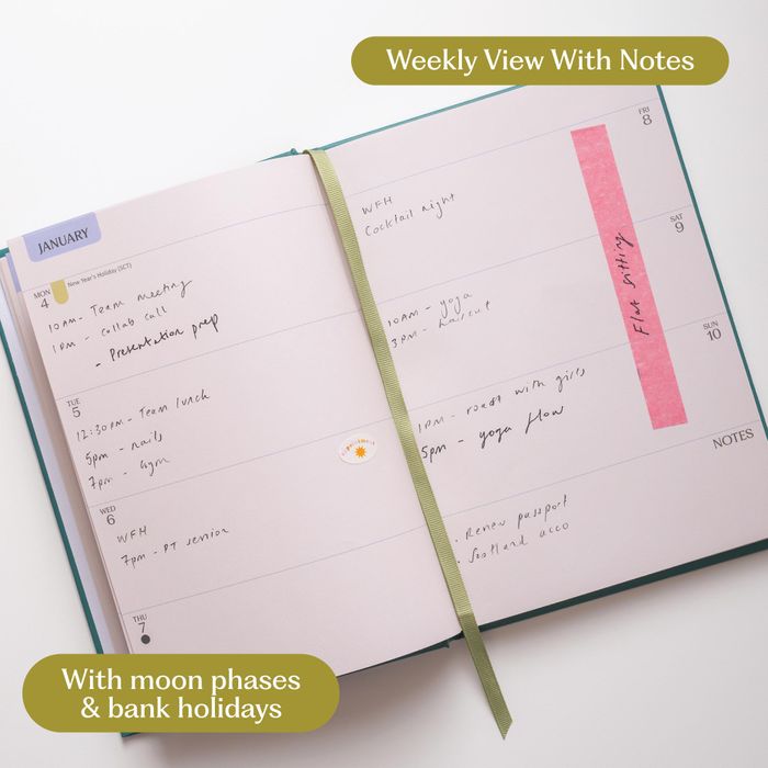 A5 Purple Polka 2027 Diary 