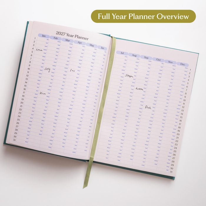 A5 Purple Polka 2027 Diary 