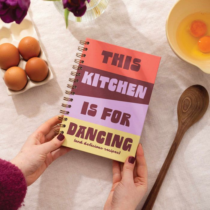 A5 Kitchen Dancing Recipe Journal