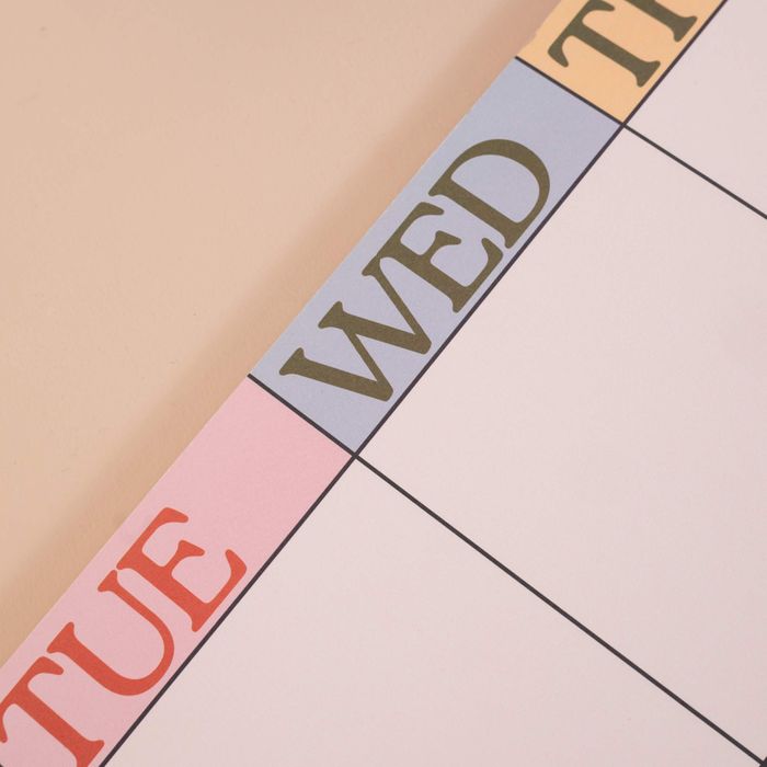 Scandi A4 Weekly Planner Pad
