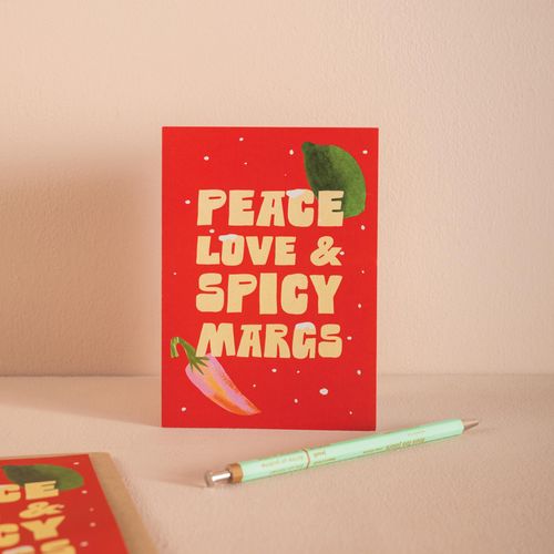 6 Festive Margs Greetings card