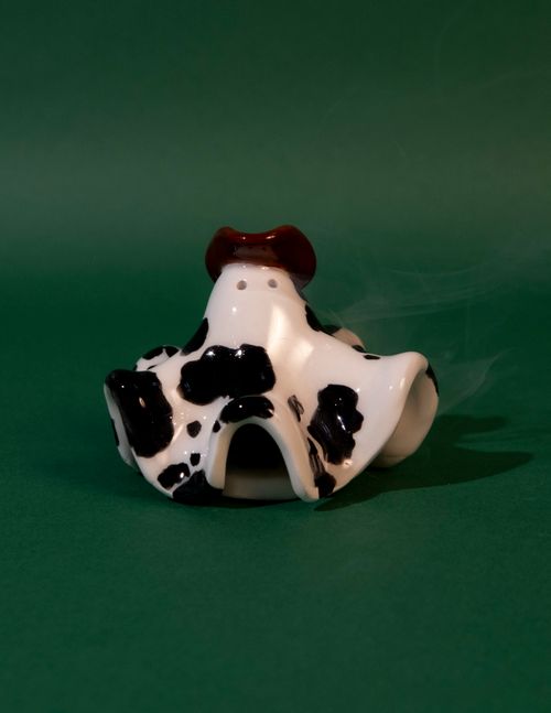 Black and White Cowboy Ghost