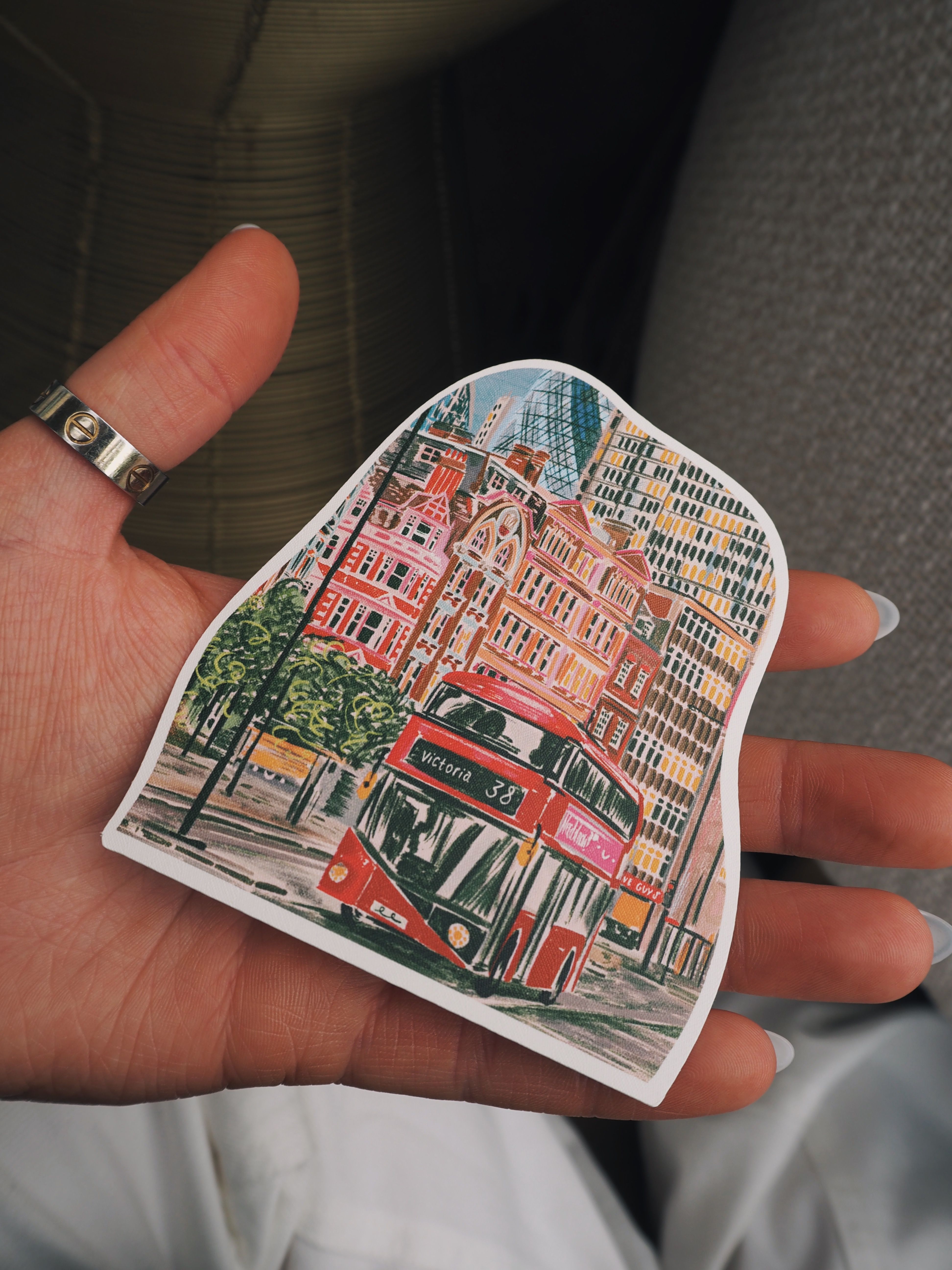 London Travel Sticker 