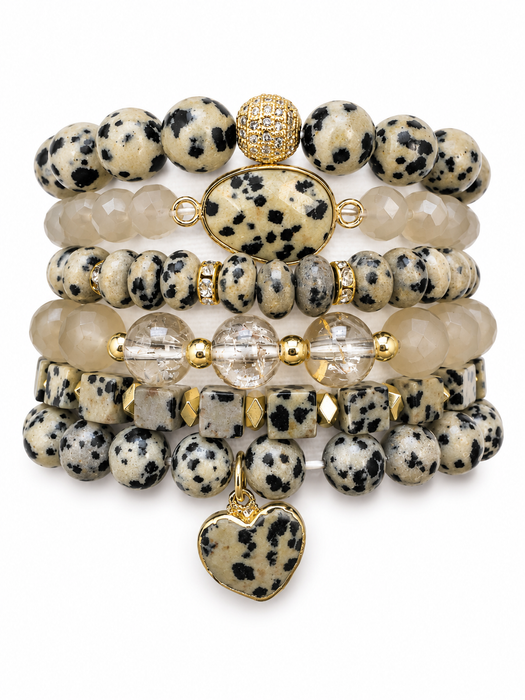Natural Stone Bracelet Stacks