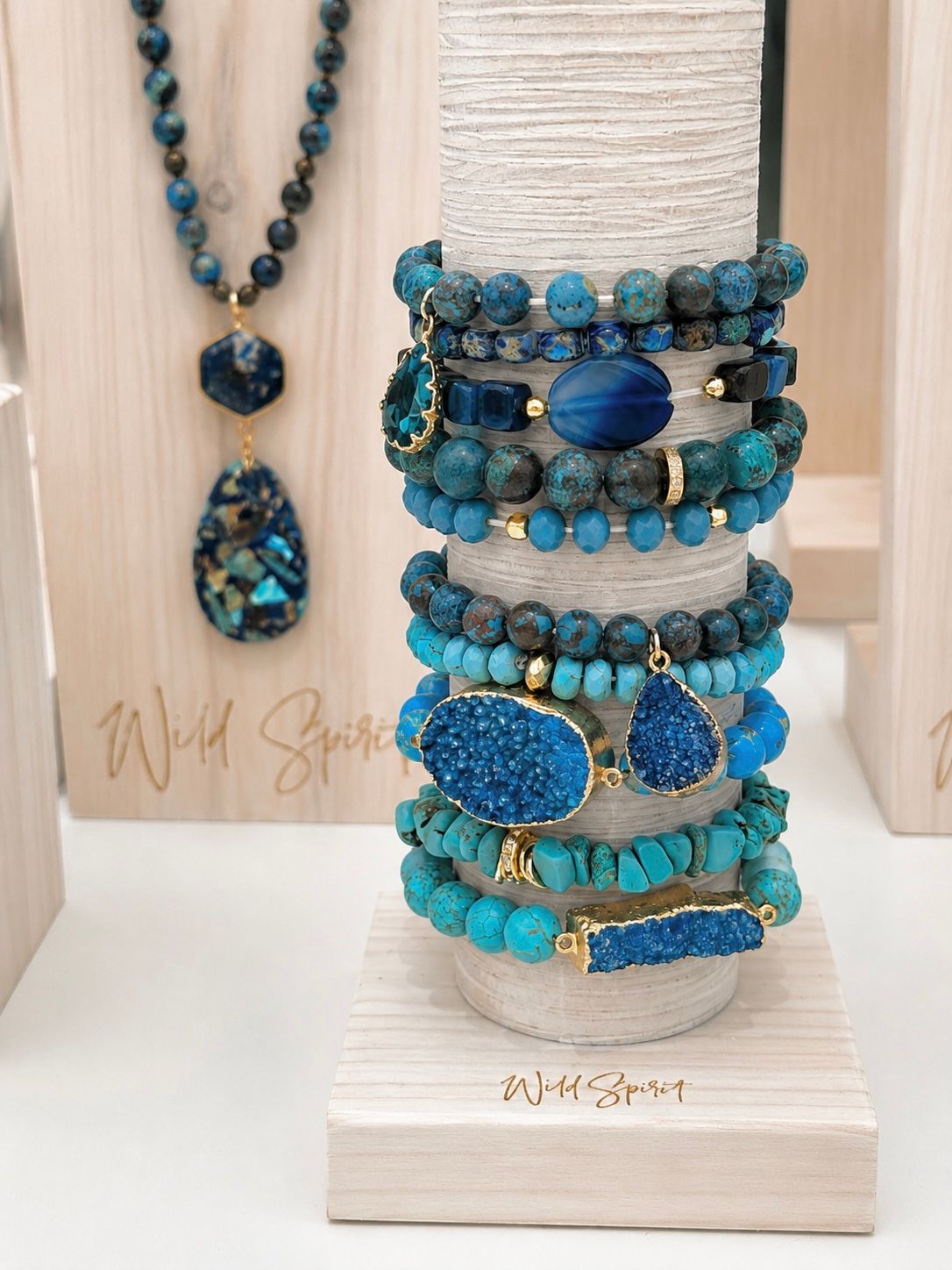 Natural Stone Bracelet Stacks