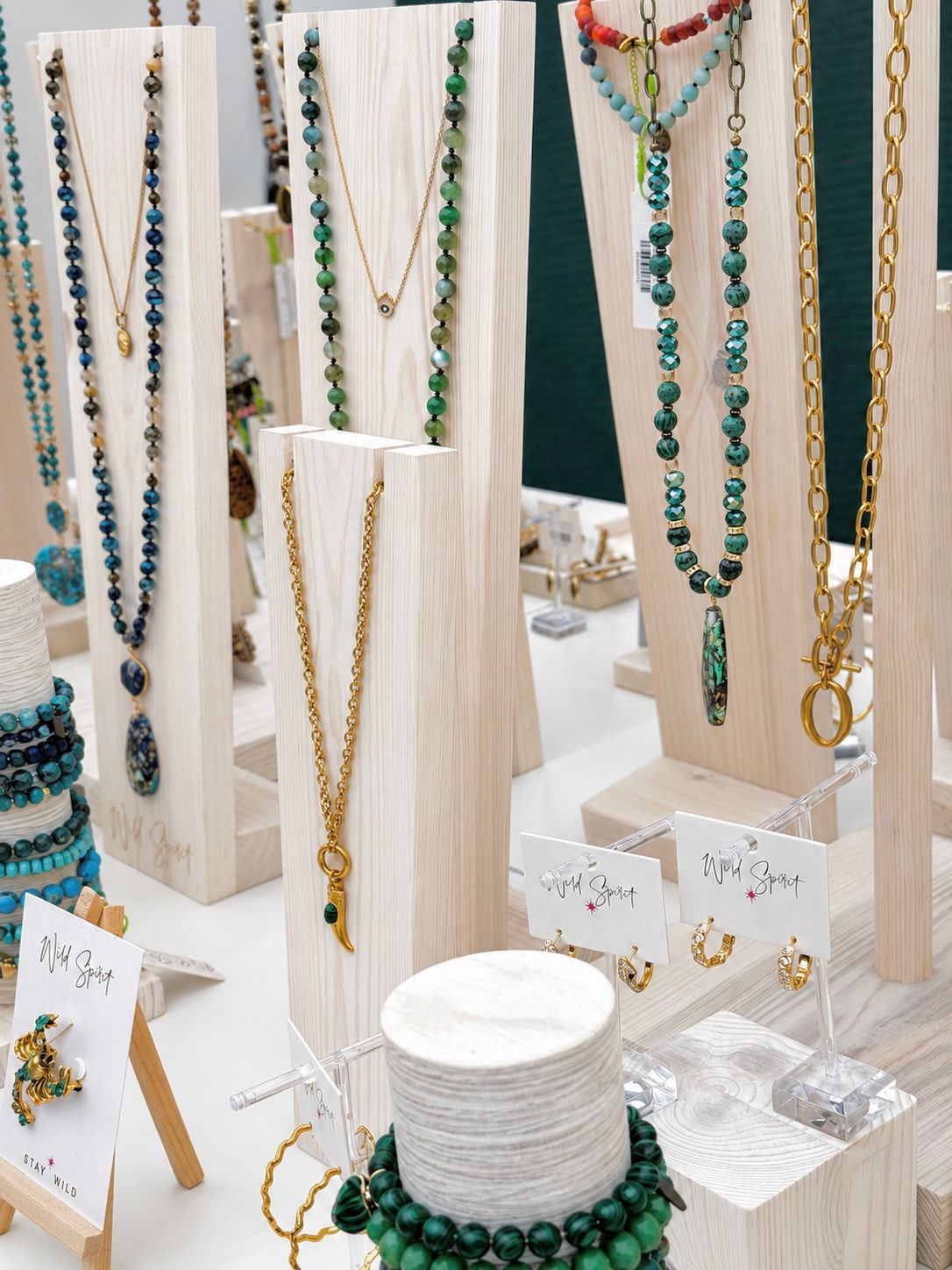 Natural Stone Statement Necklaces
