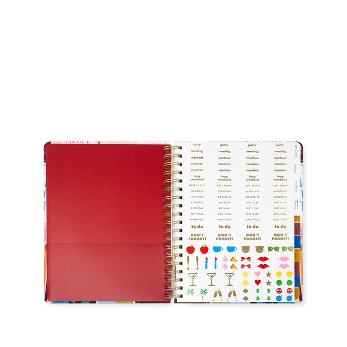 12 Month Planner - Mega Spiral - BROOCH COLLECTION