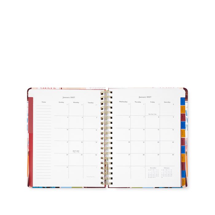 12 Month Planner - Mega Spiral - BROOCH COLLECTION